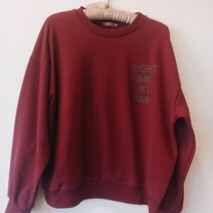 FELPA RIGHT BORDEAUX