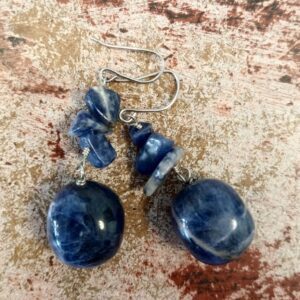 ORECCHINI PIETRA BLU